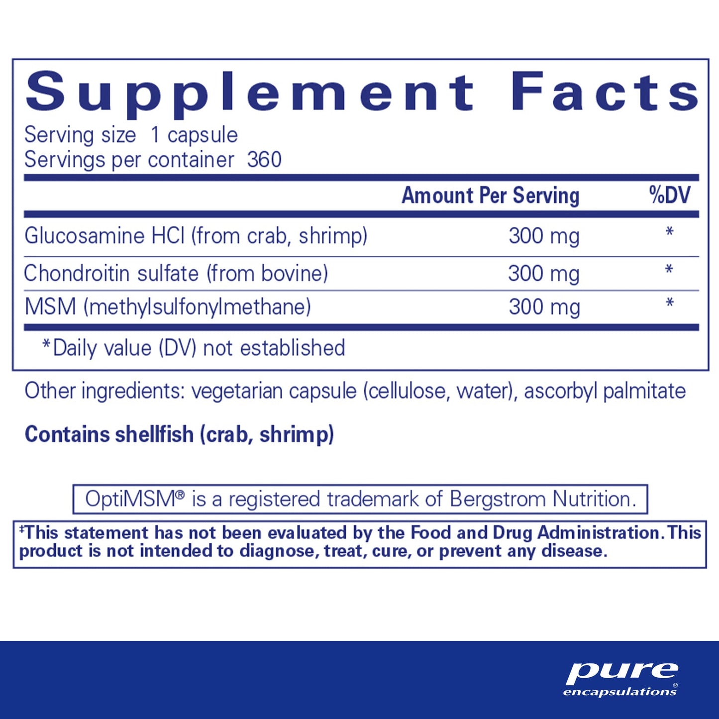 Glucosamine Chondroitin with MSM