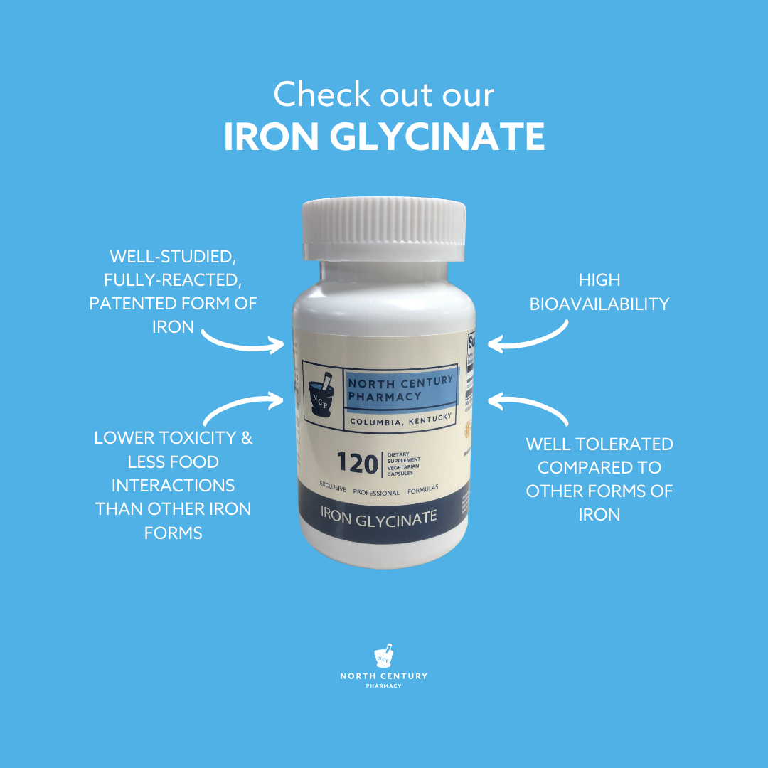 Iron Glycinate 120 Capsules