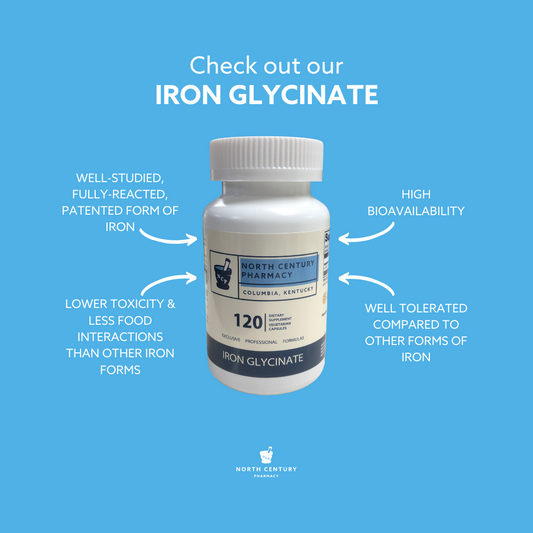 Iron Glycinate 120 Capsules